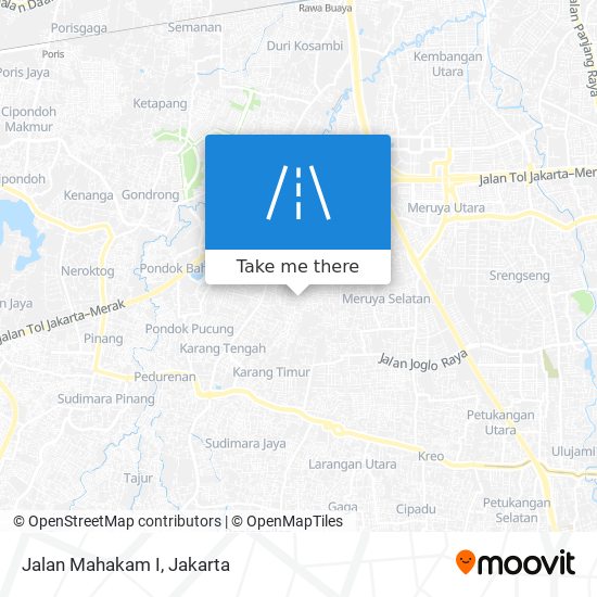 Jalan Mahakam I map