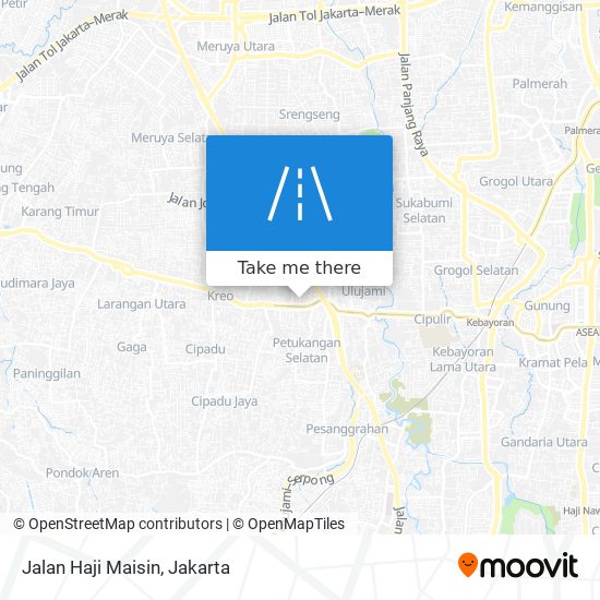 Jalan Haji Maisin map