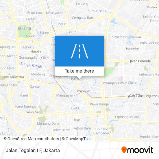 Jalan Tegalan I F map