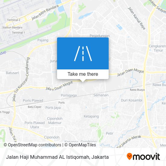 Jalan Haji Muhammad AL Istiqomah map
