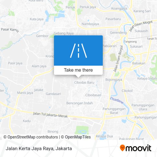 Jalan Kerta Jaya Raya map