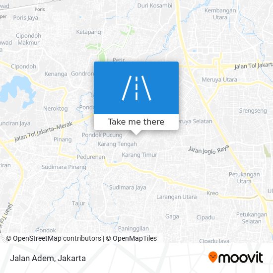 Jalan Adem map