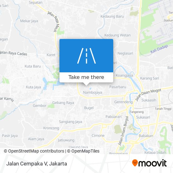 Jalan Cempaka V map