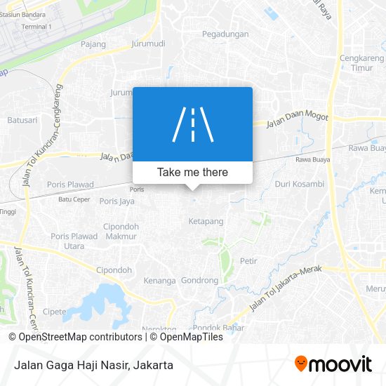 Jalan Gaga Haji Nasir map