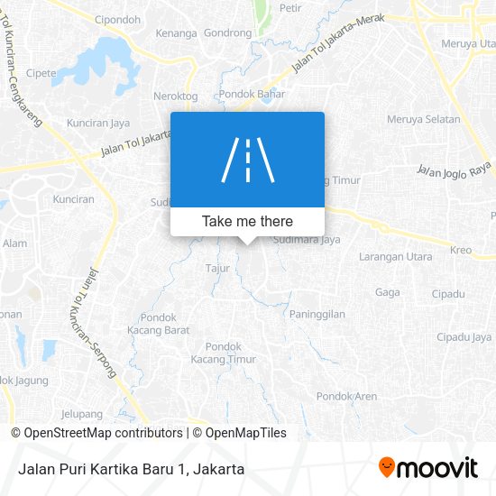 Jalan Puri Kartika Baru 1 map