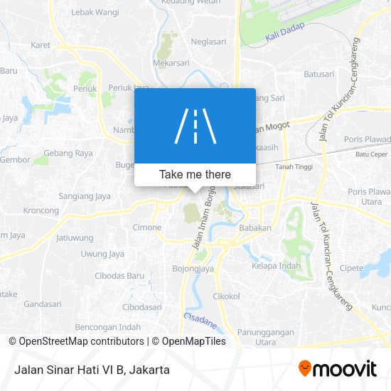 Jalan Sinar Hati VI B map
