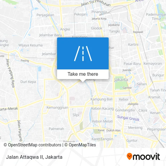 Jalan Attaqwa II map