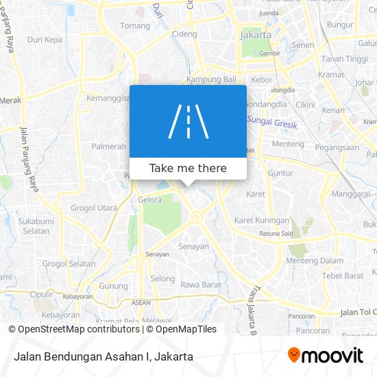 Jalan Bendungan Asahan I map