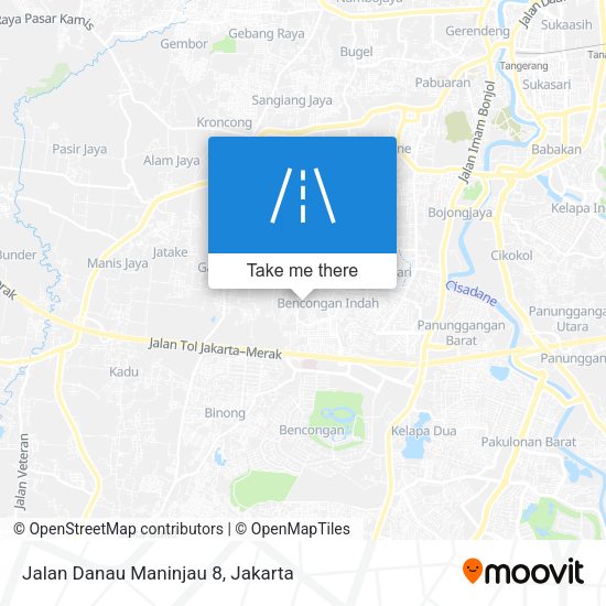 Jalan Danau Maninjau 8 map