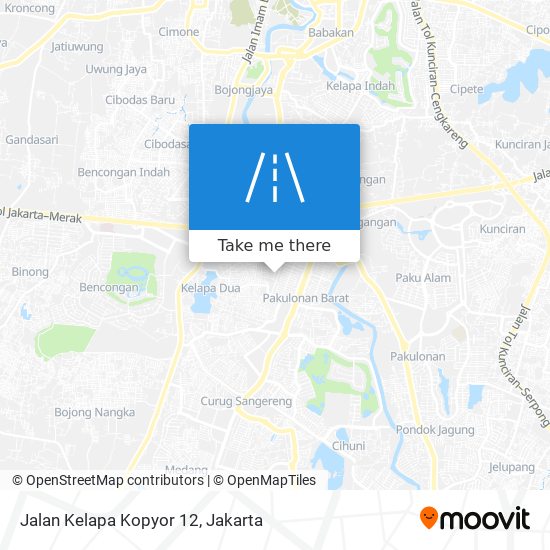 Jalan Kelapa Kopyor 12 map