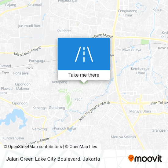 Jalan Green Lake City Boulevard map