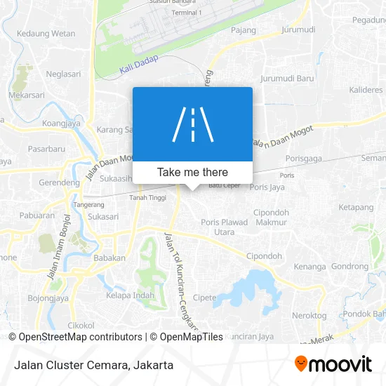 Jalan Cluster Cemara map