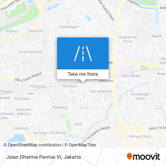 Jalan Dharma Permai VI map