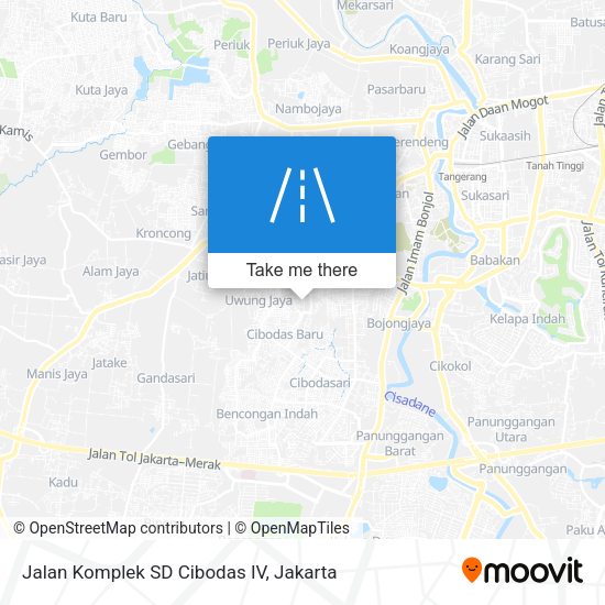 Jalan Komplek SD Cibodas IV map