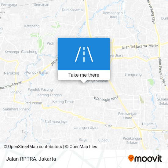 Jalan RPTRA map