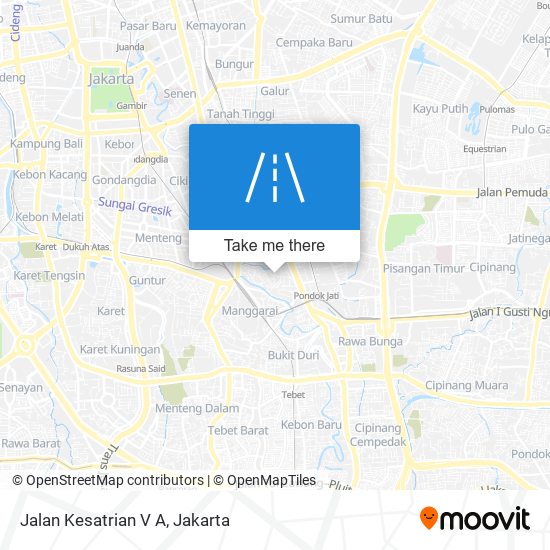 Jalan Kesatrian V A map