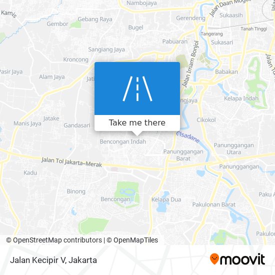 Jalan Kecipir V map