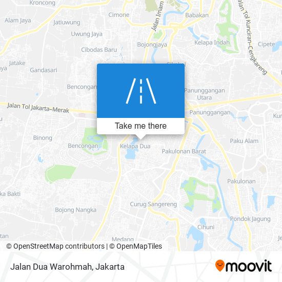 Jalan Dua Warohmah map