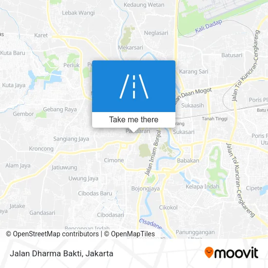 Jalan Dharma Bakti map
