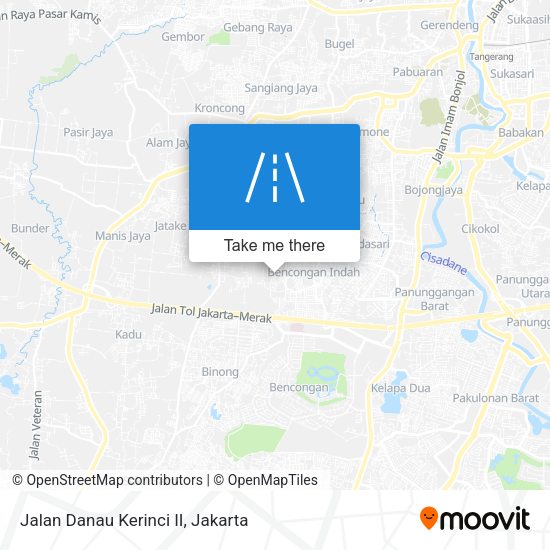 Jalan Danau Kerinci II map