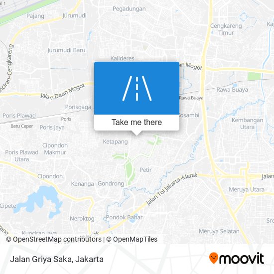 Jalan Griya Saka map