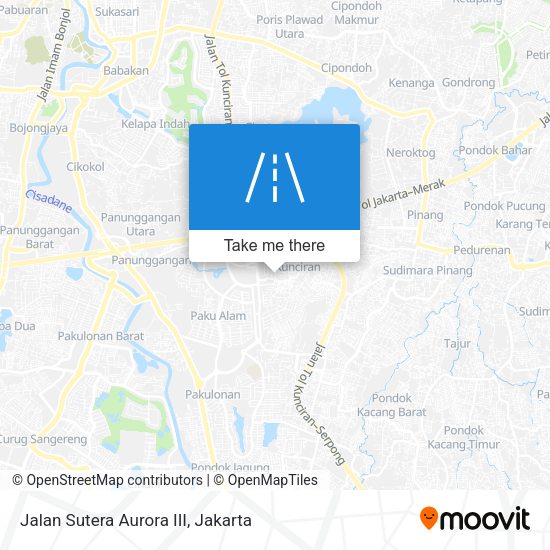 Jalan Sutera Aurora III map