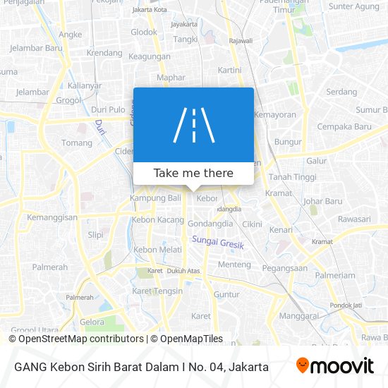 GANG Kebon Sirih Barat Dalam I No. 04 map