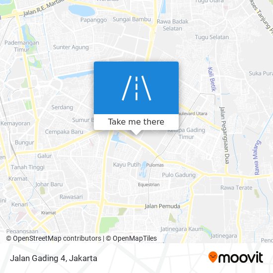 Jalan Gading 4 map