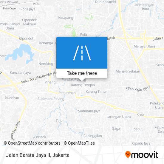 Jalan Barata Jaya II map
