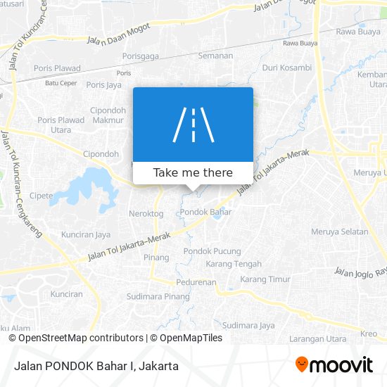 Jalan PONDOK Bahar I map