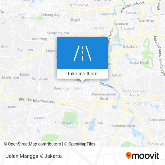 Jalan Mangga V map