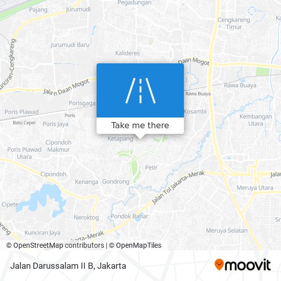 Jalan Darussalam II B map