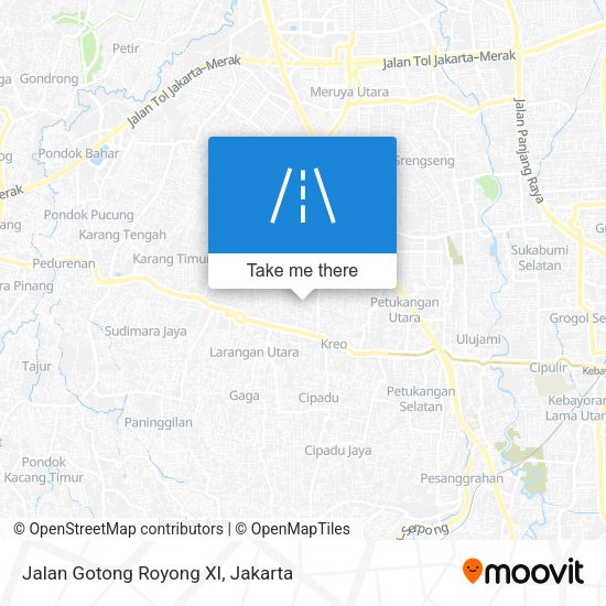 Jalan Gotong Royong XI map