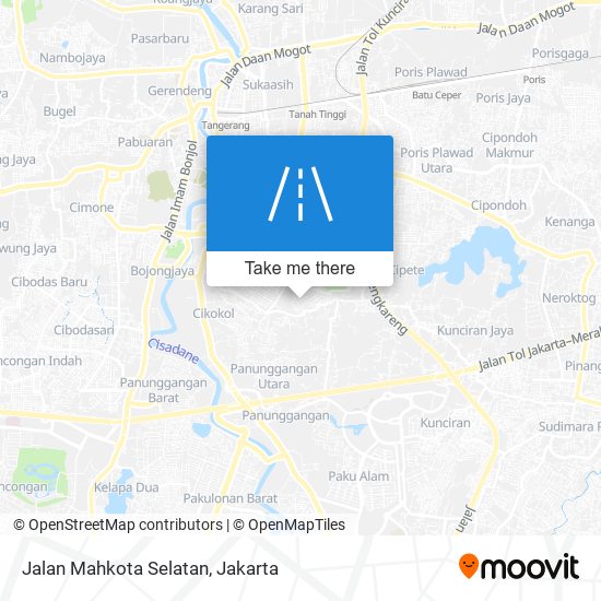 Jalan Mahkota Selatan map