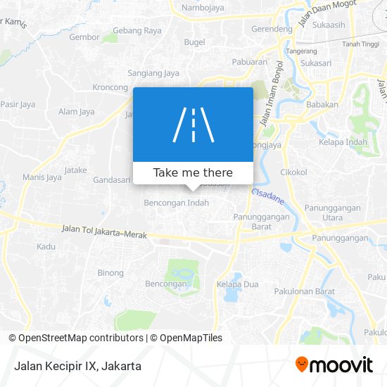 Jalan Kecipir IX map