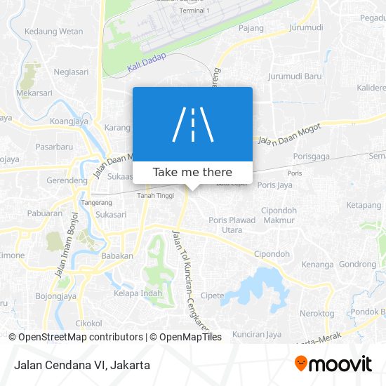 Jalan Cendana VI map