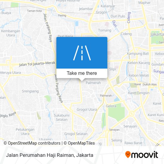 Jalan Perumahan Haji Raiman map