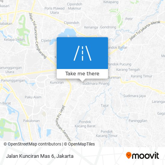 Jalan Kunciran Mas 6 map