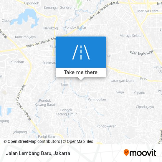 Jalan Lembang Baru map