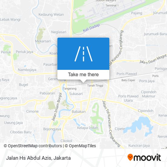 Jalan Hs Abdul Azis map