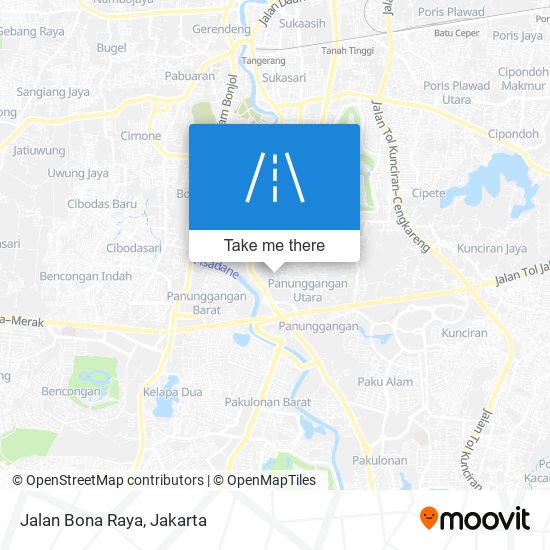 Jalan Bona Raya map