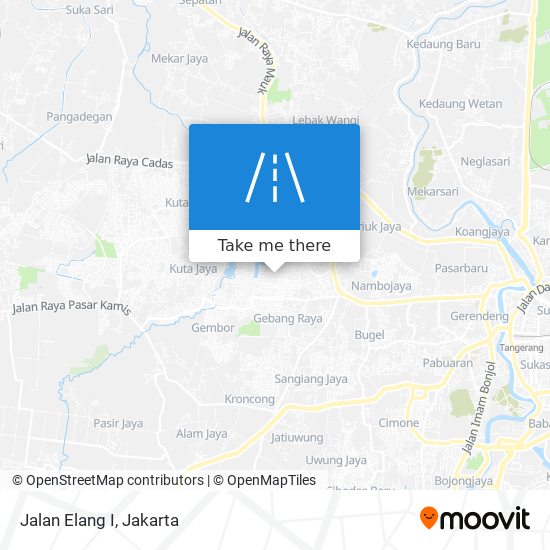 Jalan Elang I map