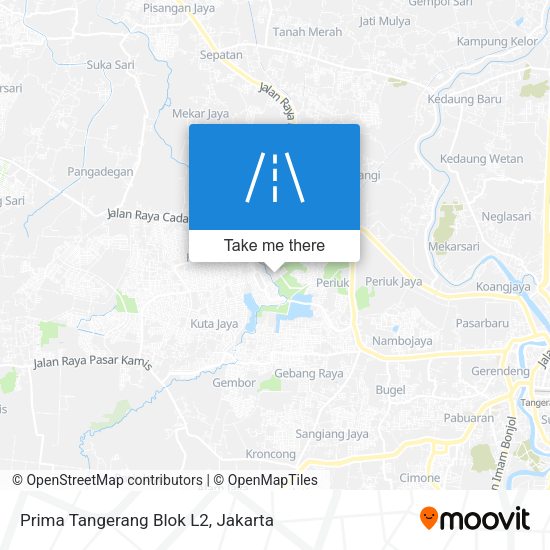 Prima Tangerang Blok L2 map