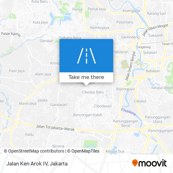 Jalan Ken Arok IV map