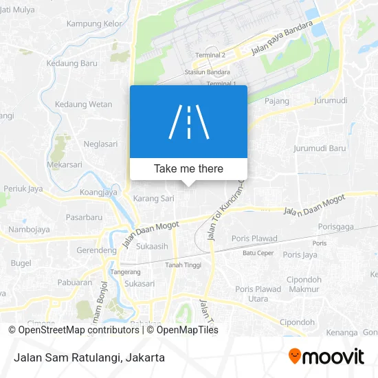 Jalan Sam Ratulangi map