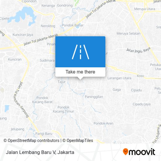Jalan Lembang Baru V map