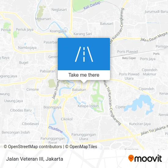 Jalan Veteran III map