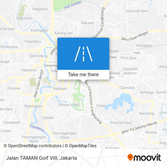Jalan TAMAN Golf VIII map