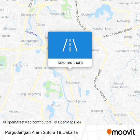 Pergudangan Alam Sutera T8 map