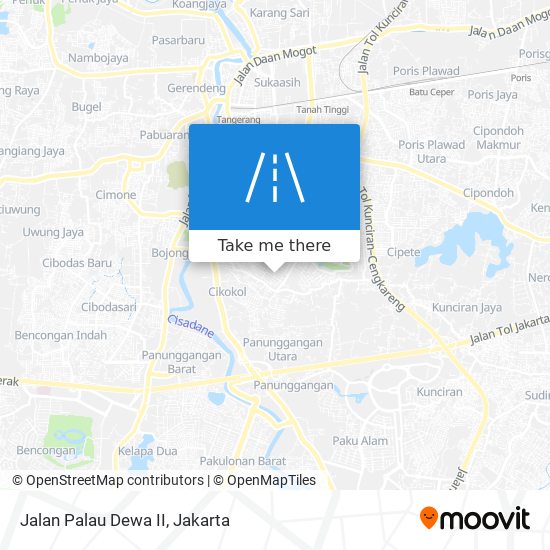 Jalan Palau Dewa II map